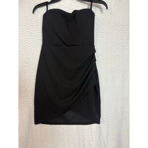Love J mini black dress size L Bodycon Silhouette